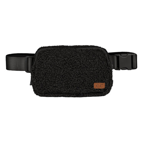 Sherpa Fanny Pack  belt bag Faux Fur Waist Pack Travel bag